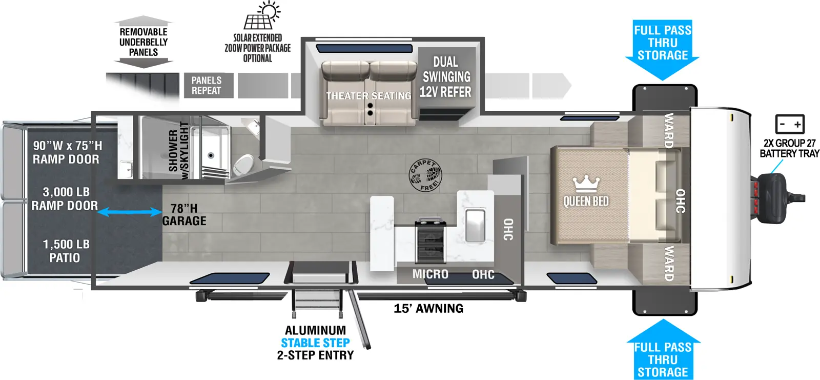 Salem Fsx 262VC Floorplan